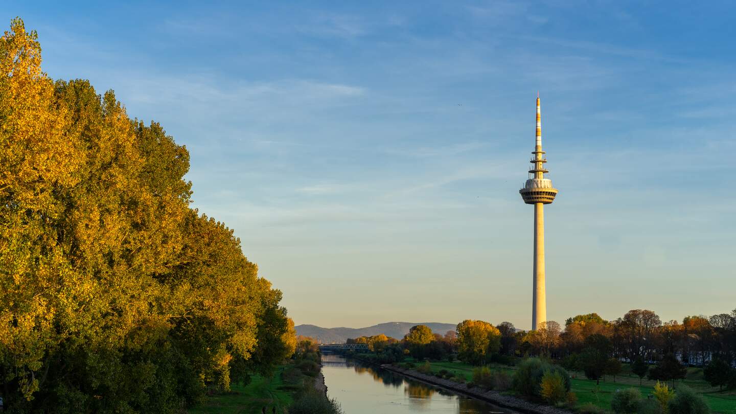 Blick auf den Fernsehturm von Mannheim | © Gettyimages.com/Sevda Ercan