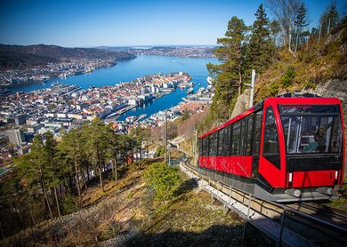  Bergen, Fløibahn