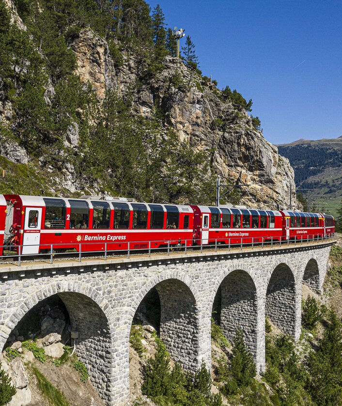 Bernina Express | © Rhaetische Bahn / Andrea Badrutt