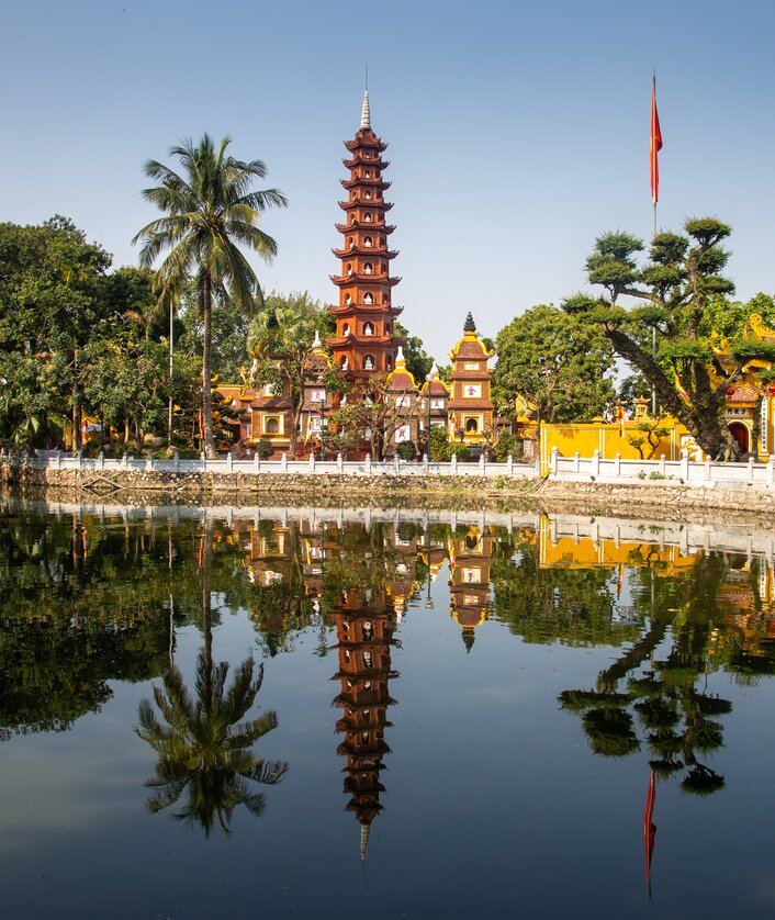 Hanoi, Tran Quoc Pagode | © Gettyimages.com/Wysiati