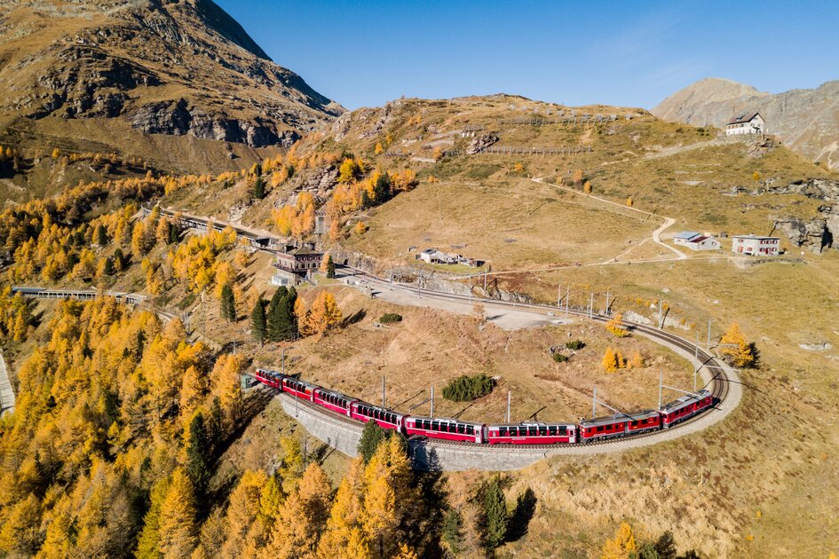 Bernina Express | © Rhaetische Bahn / Patrick Cavelti