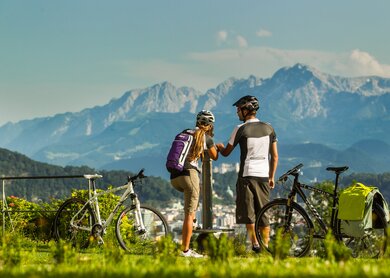 Tauernradweg_Pause | © Salzburger Land Tourismus