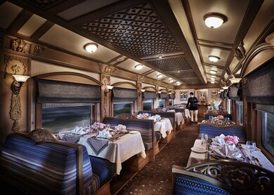 Deccan Odyssey, Restaurantwagen