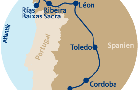 KarteSuedNordspanien