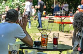 Bierradweg Biergarten