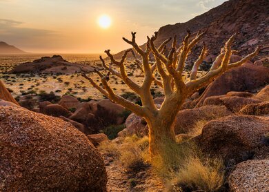 Namibia, Spitzkoppe am Tag | © Radek