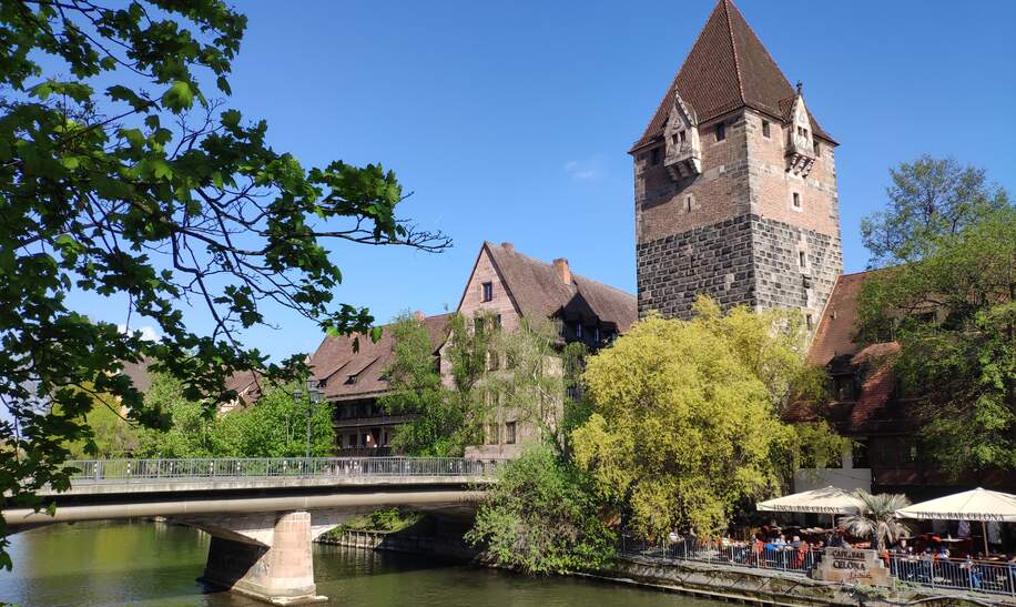 Nürnberg Heubrücke an der Pegnitz | © © Jens Hinsche