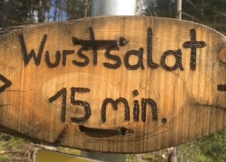 Schild Wurstsalat | © Nicola Stahl