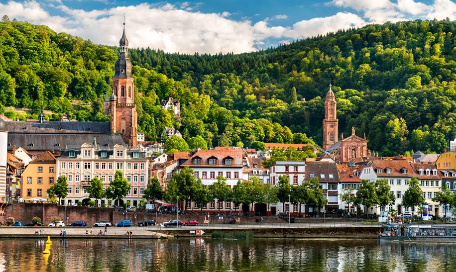 Blick auf de Neckar und die Skyline von Heidelberg | © Gettyimages.com/Leonid Andronov