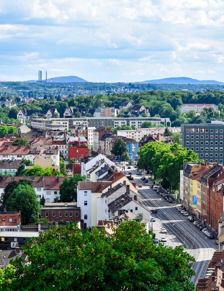 Blick von oben auf die Stadt Kassel in Hessen | © Gettyimages.com/Camilo Concha