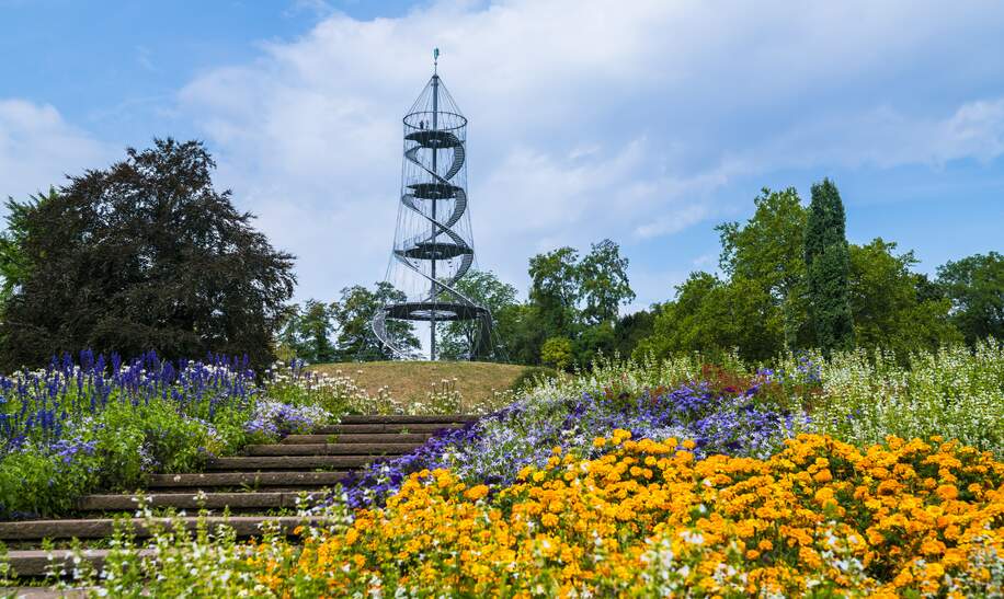 Höhenpark Killesberg, Stuttgart mit bunten Blumen | © © Gettyimages.com/Simon Dux