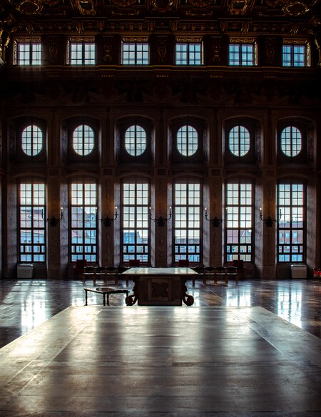 Blick in den goldenen Saal in Augsburg | © Gettyimages.com/Scott Wurzel