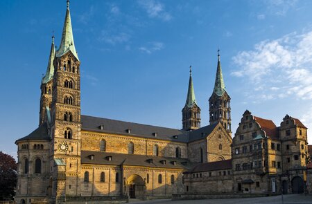 Der Bamberger Dom in der Abendsonne | © Gettyimages.com/Frank Wagner