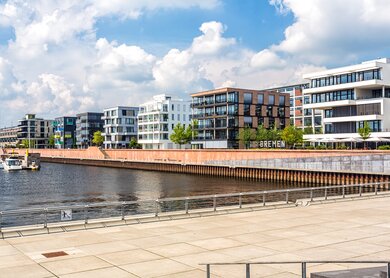 Die Ueberseestadt und der Eurohafen in Bremen | © Gettyimages.com/querbeet