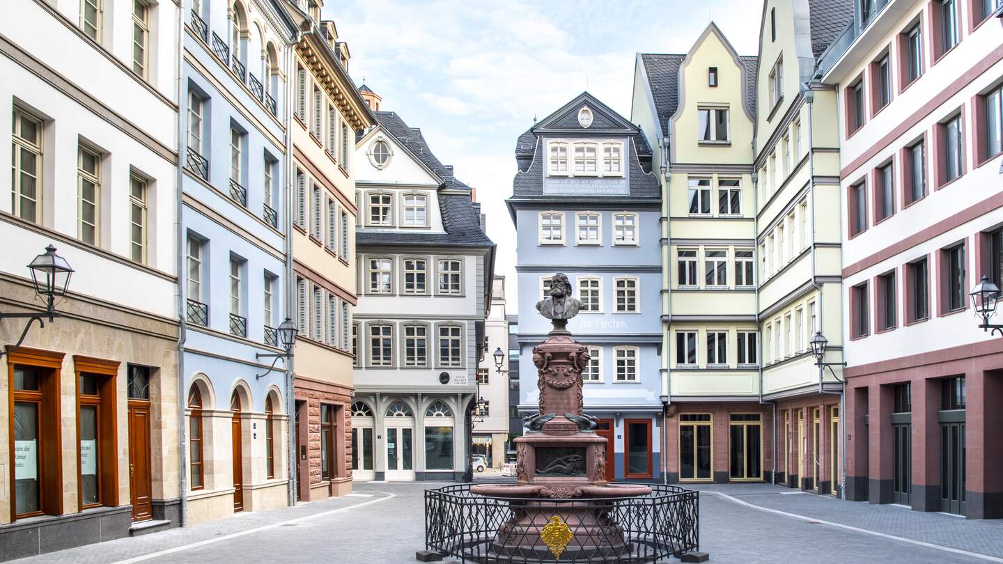 Wiederaufbau der Altstadt in Frankfurt | © Gettyimages.com/Stephan Behnes
