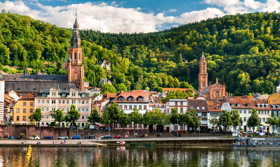 Blick auf de Neckar und die Skyline von Heidelberg | © Gettyimages.com/Leonid Andronov