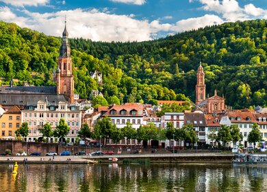 Blick auf de Neckar und die Skyline von Heidelberg | © Gettyimages.com/Leonid Andronov