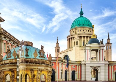 Blick auf die Nikolauskirche in Potsdam | © Gettyimages.com/Fotomax