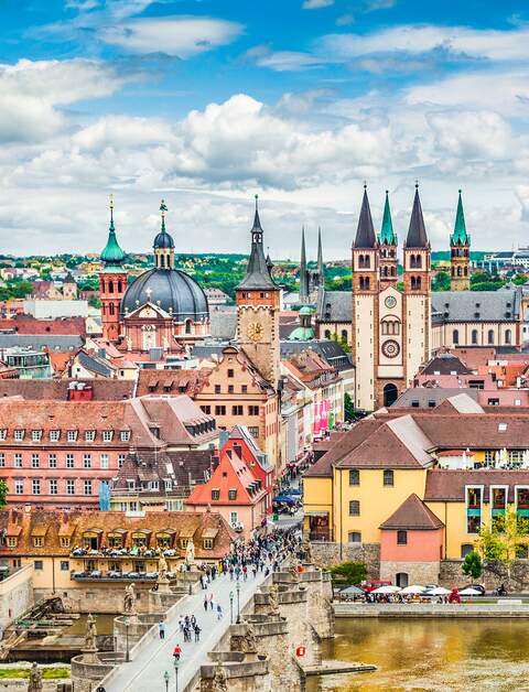 Stadtblick Würzburg | © Gettyimages.com/JR Photography