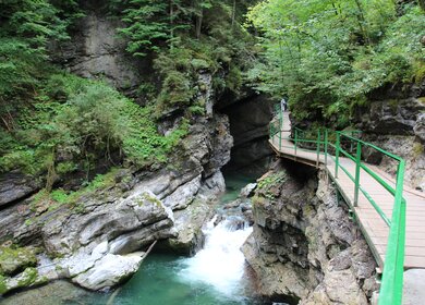 Die Breitachklamm bei Oberstdorf im Sommer  | © Gettyimages.com/heinzjuergensommer