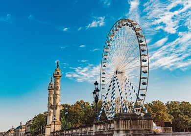 La Grande Roue des Quinconces, das Riesenrad von Bordeaux | © Gettyimages.com/Rocky89