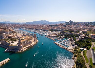 Luftaufnahme von Pier, Marseille | © Gettyimages.com/sam74100