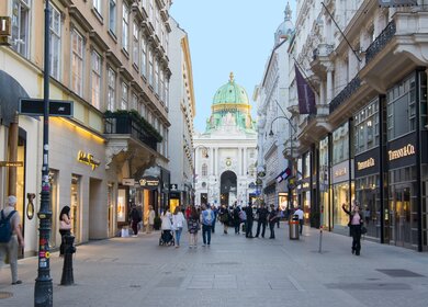 Kohlmarktstrasse im Zentrum von Wien | © Gettyimages.com/Vladislav Zolotov