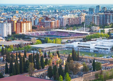 ein beeindruckendes Stadion im Herzen Barcelonas. | © gettyimages.com/VvoeVale