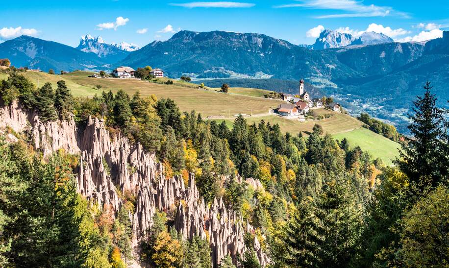 Rittner Erdpyramiden, Bozen, Italien | © Gettyimages.com/FooTToo