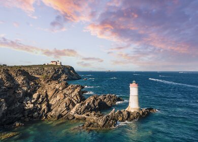 Luftaufnahmen vom Faro di Capo Ferro, Porto Cervo, Sardinien | ©  Gettyimage/Travel Wild
