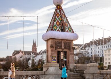 Baseler Innenstadt im Winter Weihnachten | © Kanton Basel-Stadt