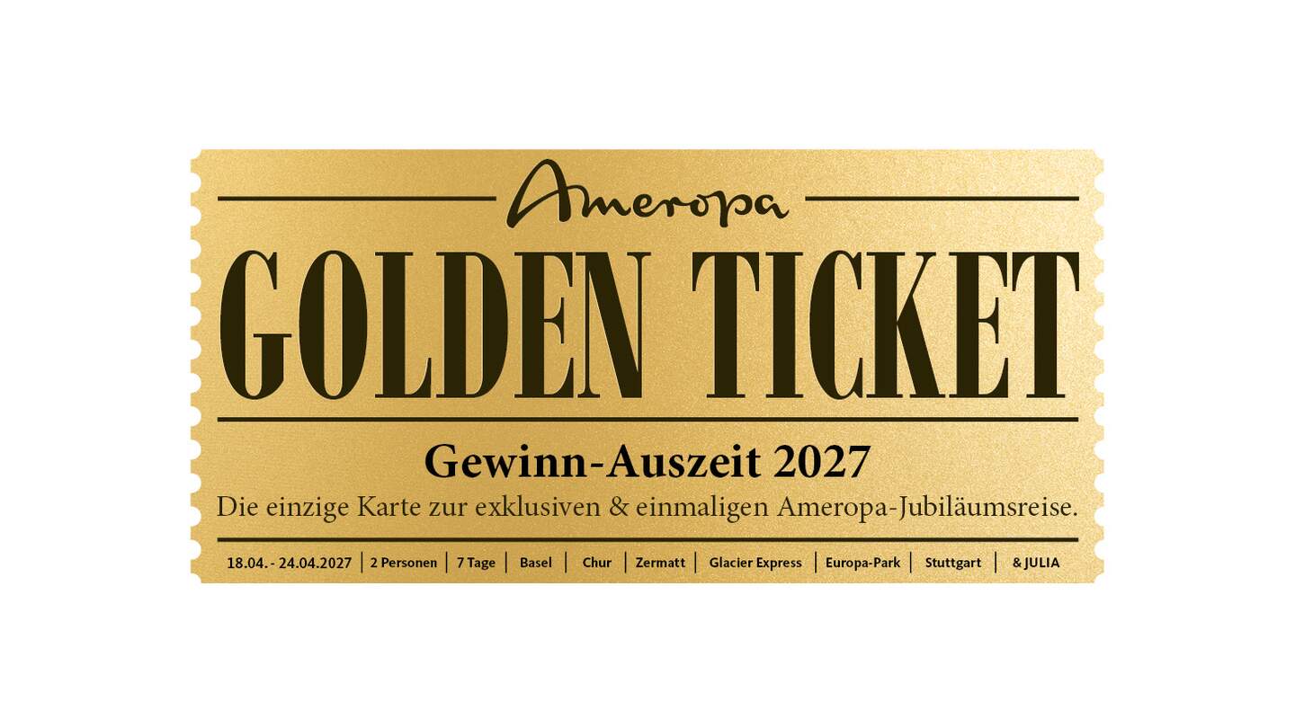 Eintrittskarte in Gold  | © Ameropa-Reisen GmbH