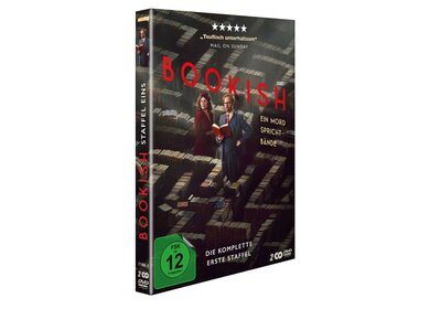 Die Darstellung der DVD von der Serie "Bookish" | © polyband/Beta Film/UK TV
