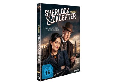 Die Darstellung der DVD von der Serie "Sherlock & Daughter" | © polyband/Palatin Media/Albion Television Ltd