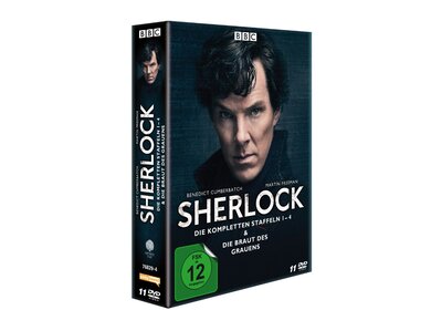 Die Darstellung von der DVD von der Serie "Sherlock" | © polyband/BBC/Hartswood Films