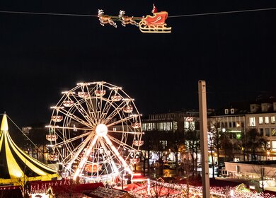 Kasseler Märchenweihnachtsmarkt Fliegender Weihnachtsmarkt | © Kassel Marketing GmbH/ Can Wagener