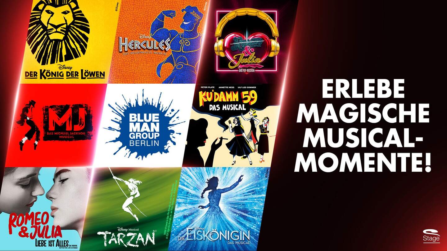 Plakat Musicals Angebote Stage  | © Stage