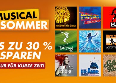 Stage Musical Sommeraktion 30 % sparen | © Stage