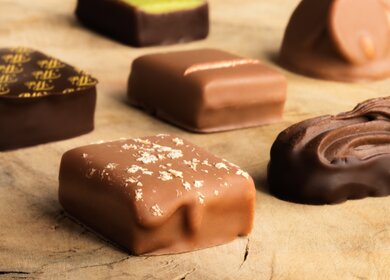 Nahaufnahme von Pralinen | © Kris Jacobs