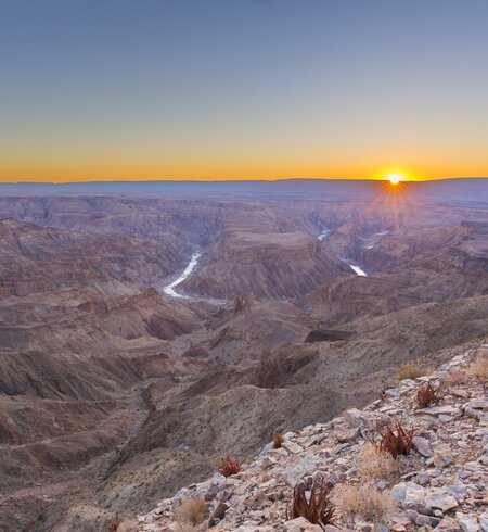 Fish River Canyon bei Sonnenuntergang | © © Gettyimages.com/HannesThirion