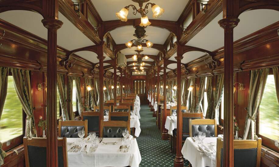 Speisewagen im Rovos Rail | © DOOKPHOTO.COM