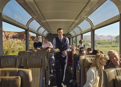An Bord der SilverLeaf Class im Rocky Mountaineer | © Rocky Mountaineer