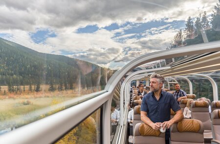 Im Rocky Mountaineer in der GoldLeaf Class | © Rocky Mountaineer