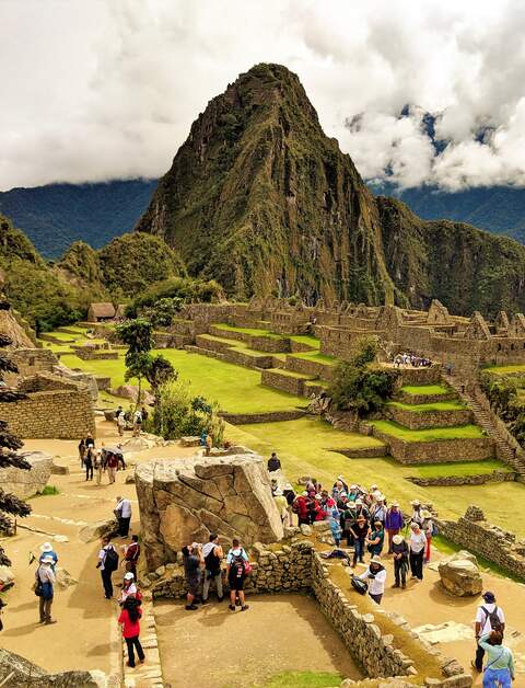 Ruinen von Machu Picchu Hochwinkelansicht | ©  Gettyimage/Anh Vo