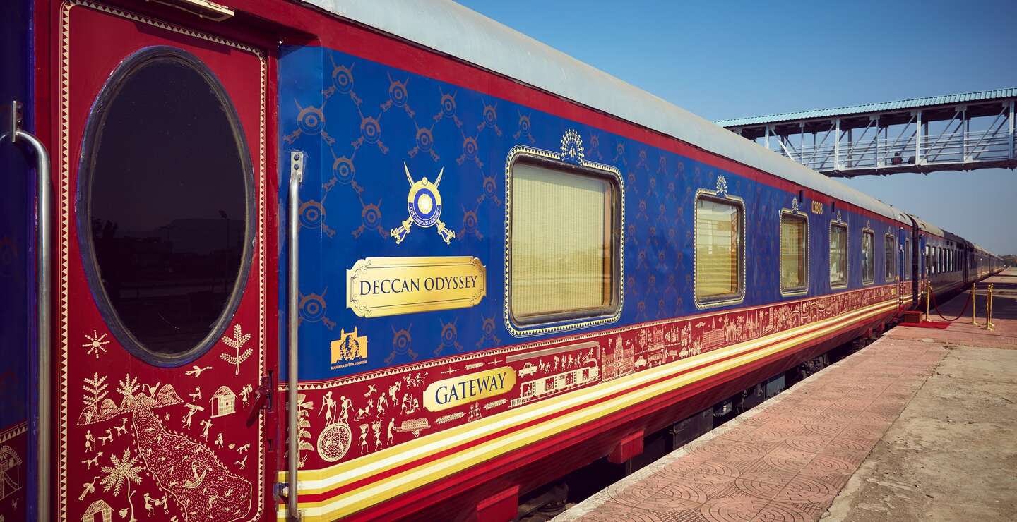 Die Aussenansicht des Luxuszuges Deccan Odyssey | © Deccan Odyssey