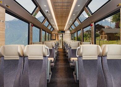 GoldenPass Express Innenansicht 2. Klasse | © GoldenPass Express