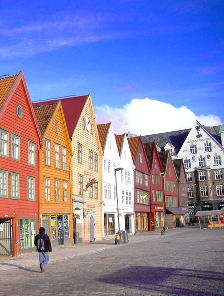 historische Haeuser In Bryggen | © Andrea Giuebelli