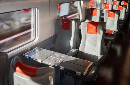Sitzplätze Frecciarossa Zug 2. Klasse | © Frecciarossa