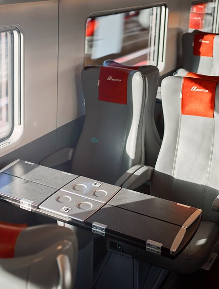 Sitzplätze Frecciarossa Zug 2. Klasse | © Frecciarossa