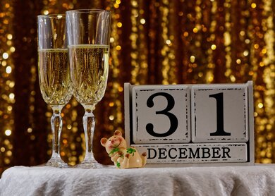Silvester Party Champagner Neujahr | © Pixabay/Alexas_Fotos